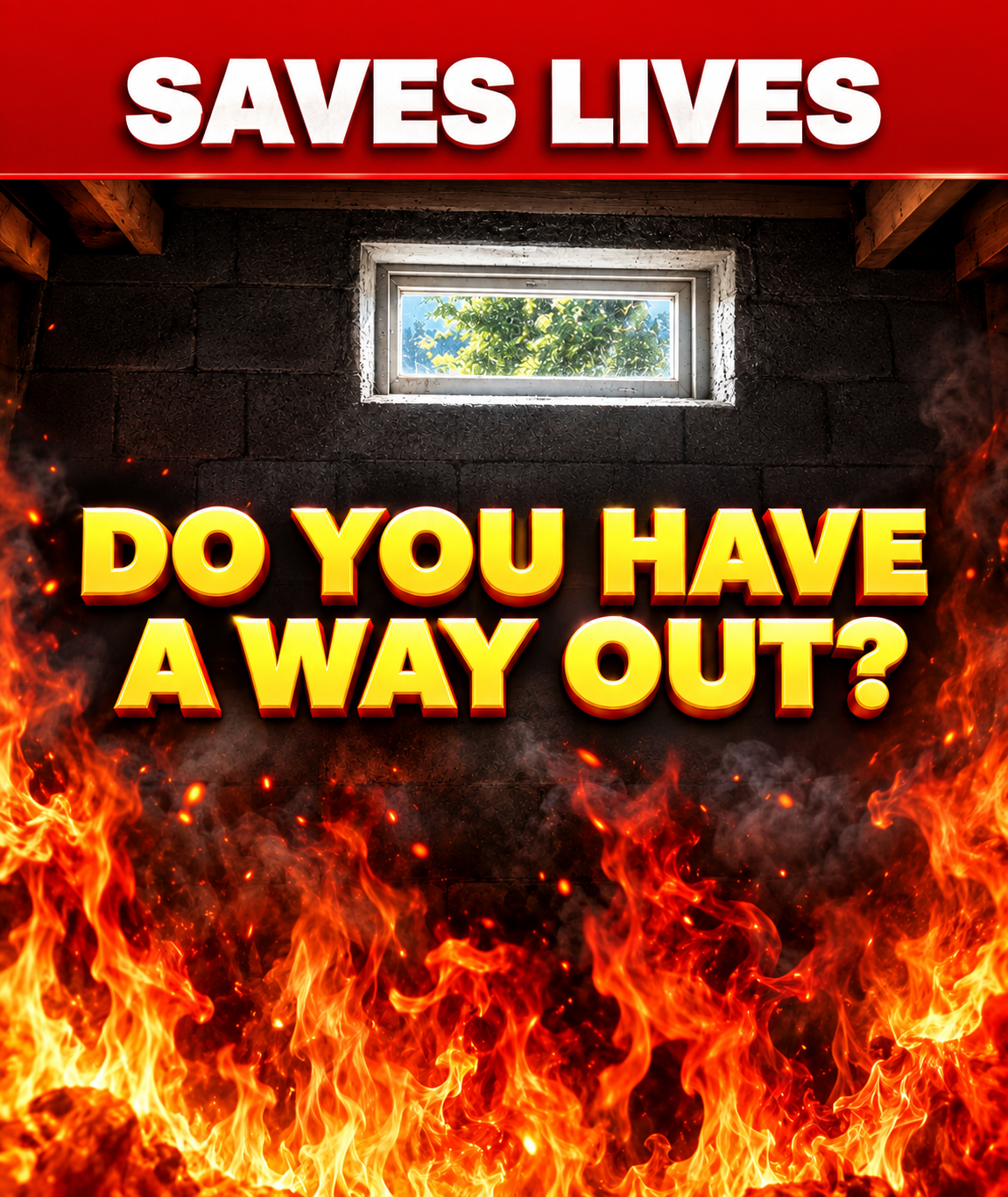 Egress windows save lives - emergency exit for your basement - Egress Virginia